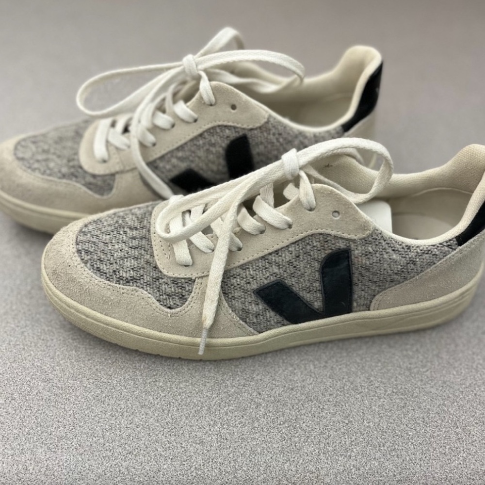 Veja Gray and Black Women's Sneakers